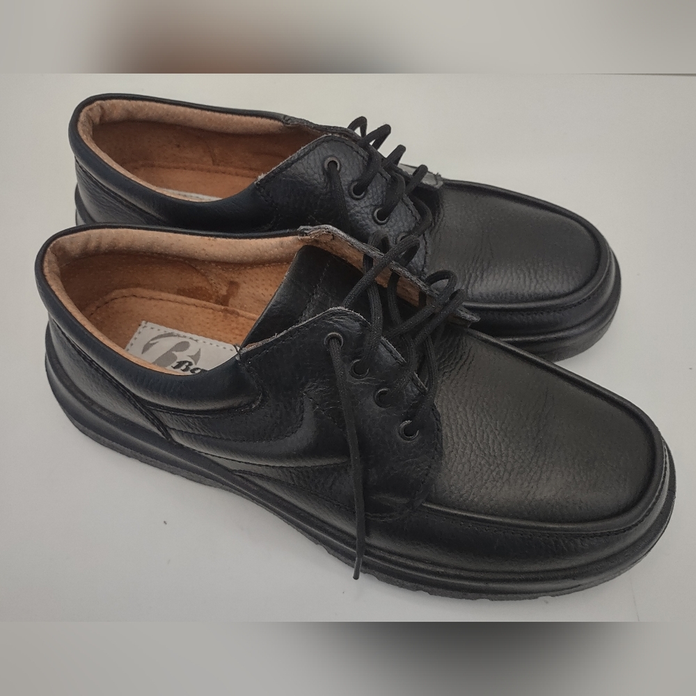 Bata Men's Leather Dress Shoes Black Size 12